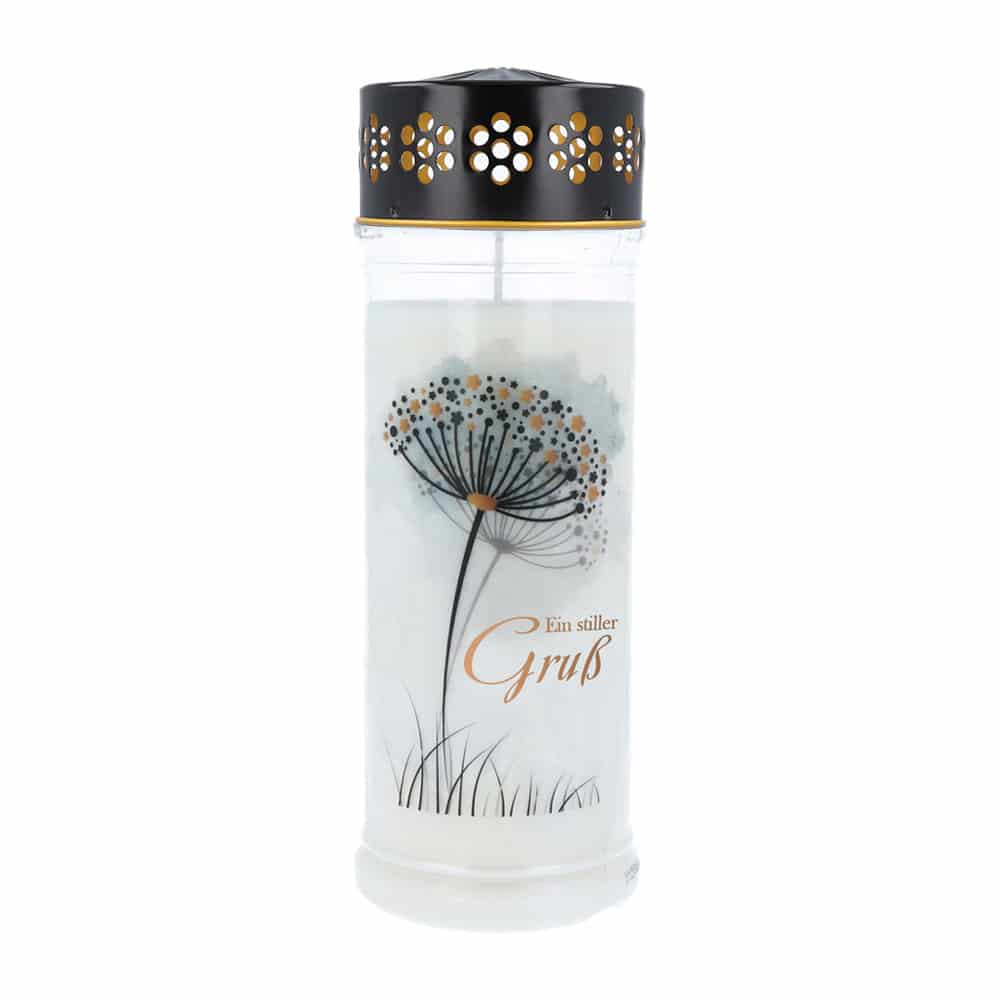 Hofer Premium Plus 7 Tage Grabkerze, PUSTEBLUME