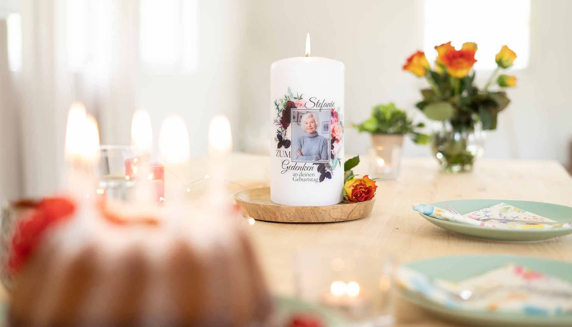 Gedenken am Geburtstag HoferKerzen