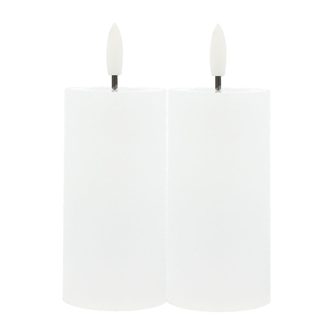 Hofer LED Kerze 50x100, 2er weiß