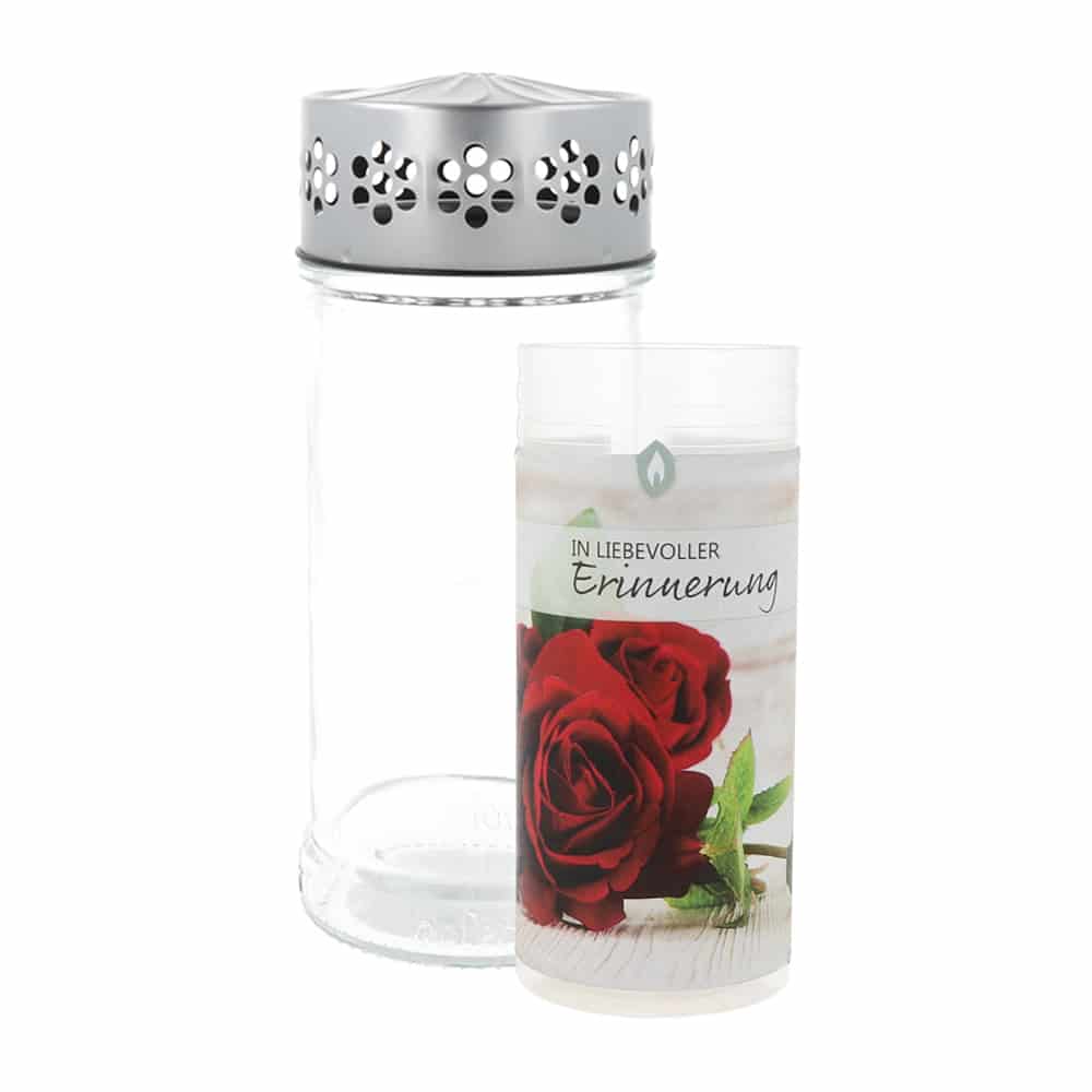 Hofer Natur Glaslaterne Brilliant, ROSE