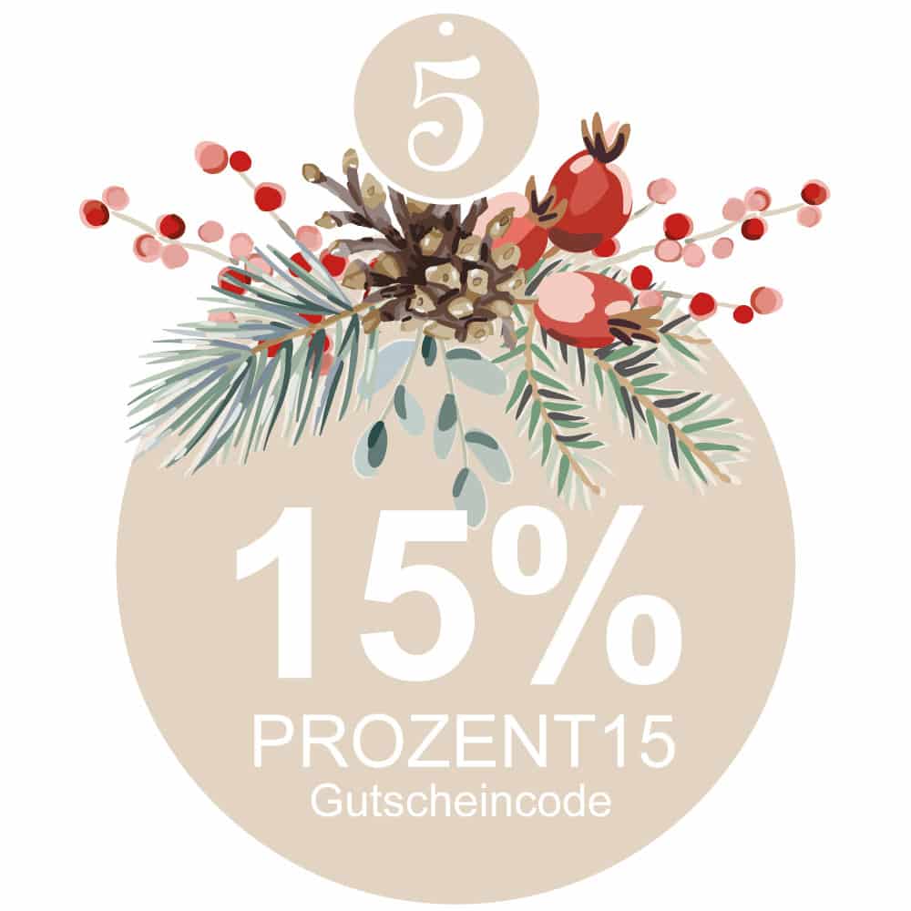 15% Gutschein mit Gutscheincode PROZENT15