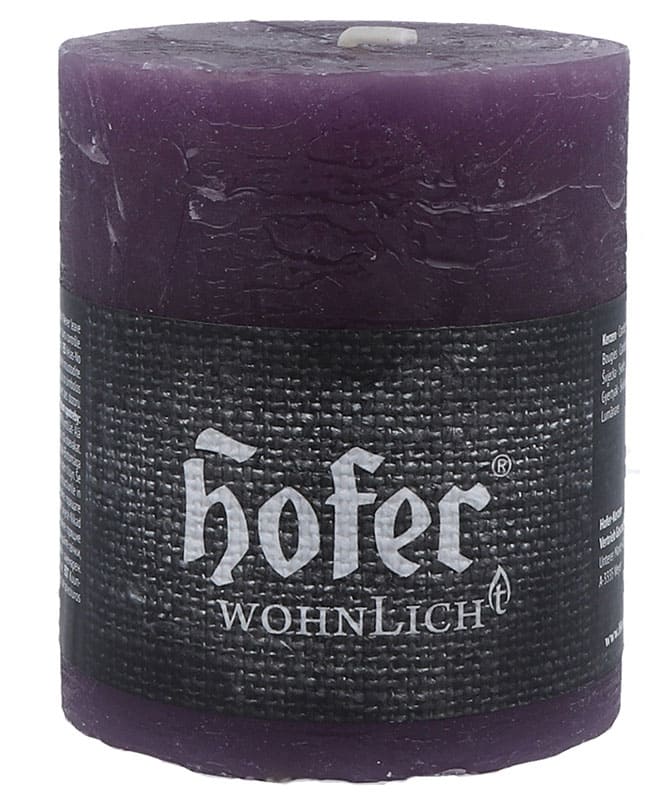 Rustikstumpen 70 x 80 mm, aubergine Rustikstumpen 70 x 80 mm, aubergine