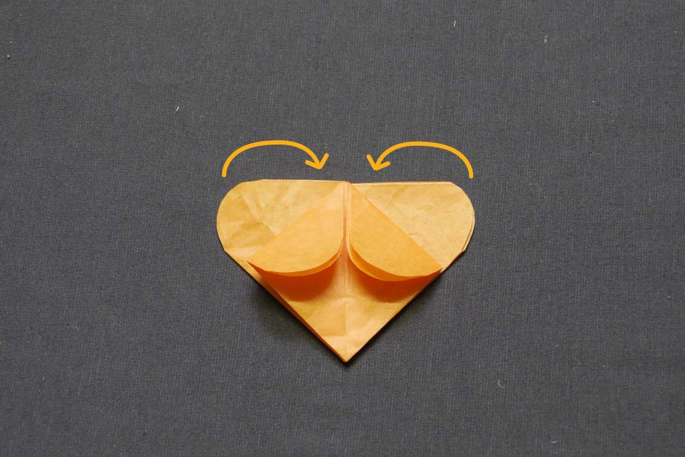Schmetterlinge Origami Schritt 4