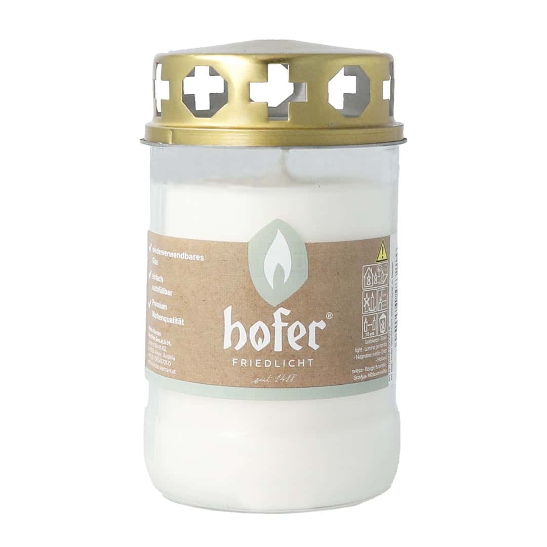 Hofer Glas-Öl-Licht WALDLICHTUNG mit Deckel