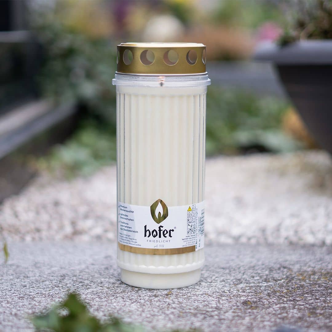 Hofer Dauerbrenner ELEGANCE, transparent Friedhof