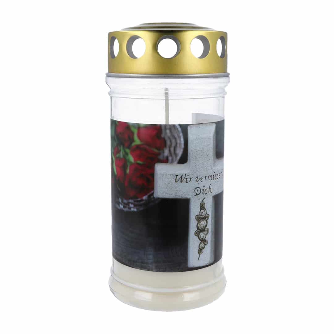Hofer Premium 4 Tage Grabkerze, KREUZ Hofer Premium 4 Tage Grabkerze, KREUZ