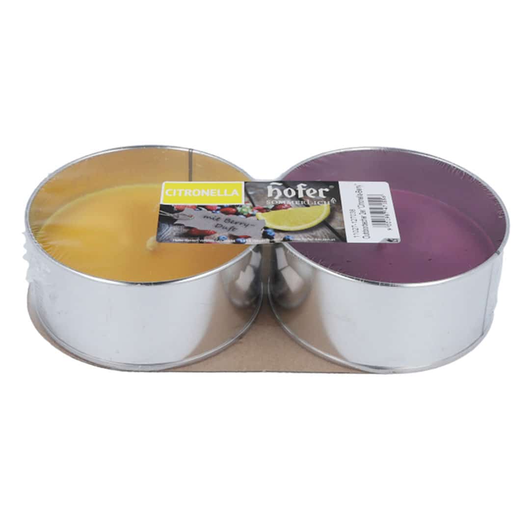 Hofer Outdoorbecher 2er, Citronella-Frucht