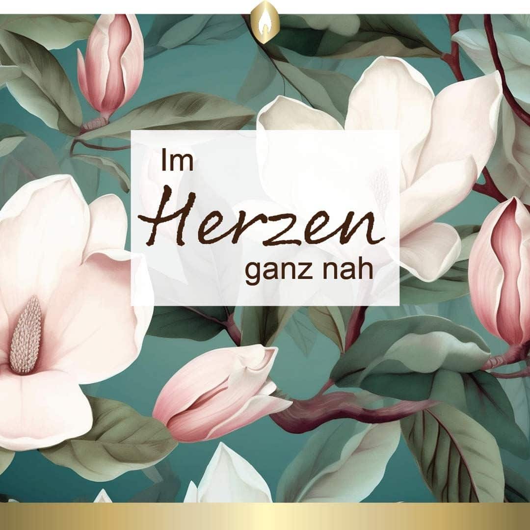 Etikett Hofer Premium 7 Tage Grabkerze Trost, IM HERZEN