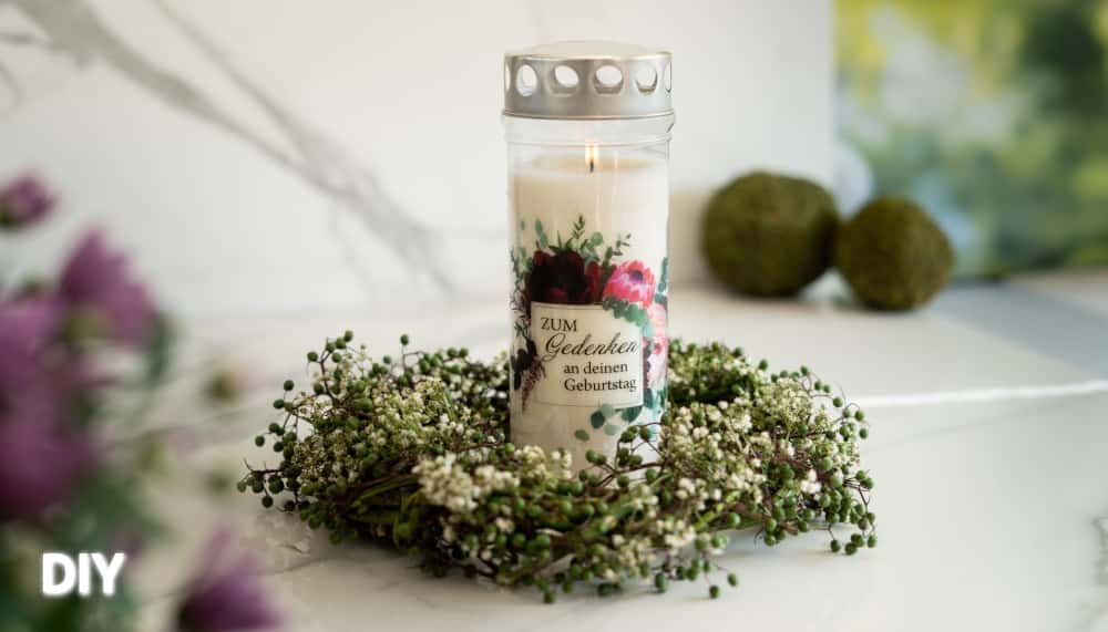 DIY Kranz ohen Draht