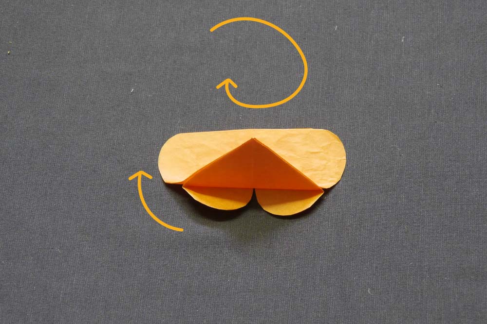 Schmetterlinge Origami Schritt 5