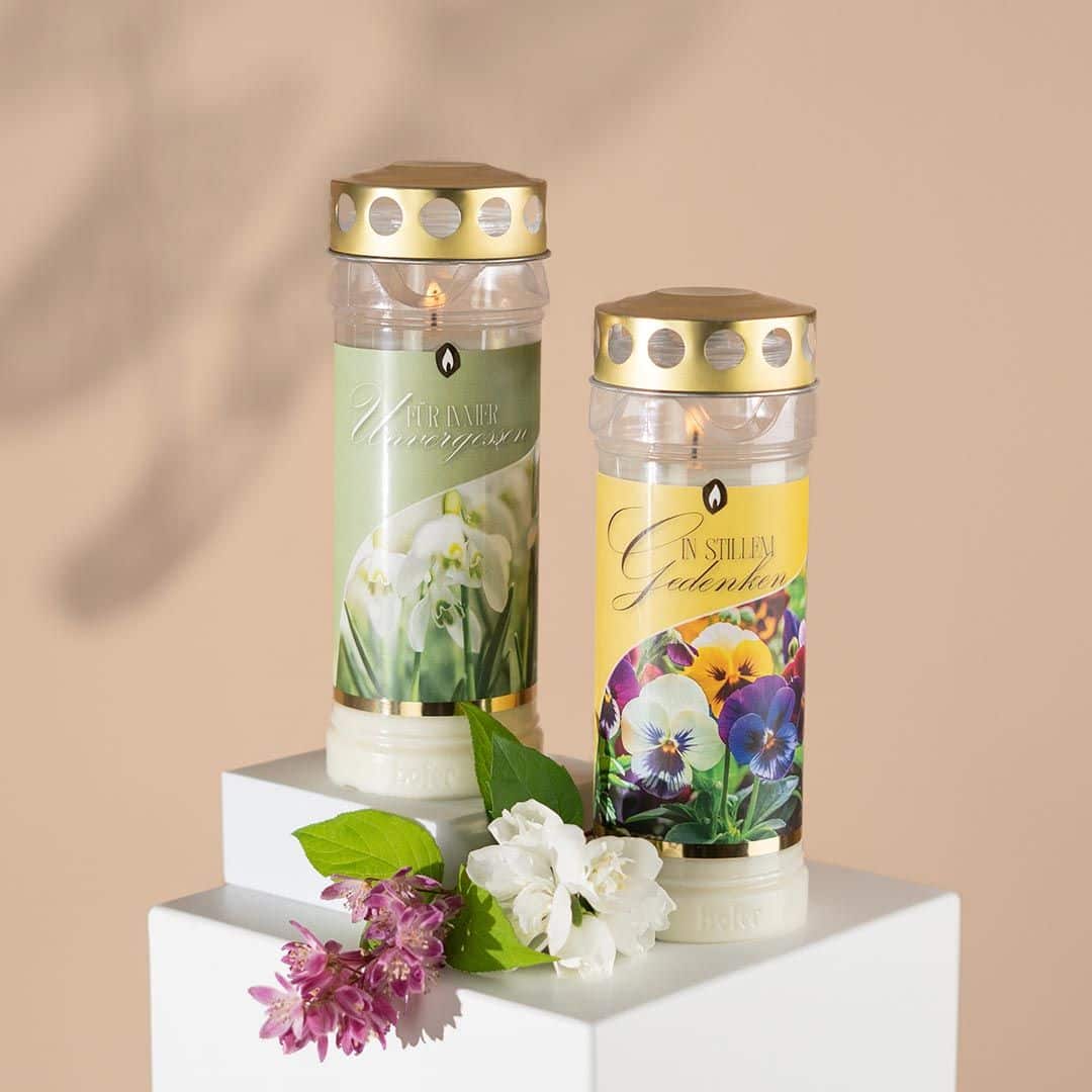 Image Hofer Premium 7 Tage Grabkerze, SCHNEEGLÖCKCHEN