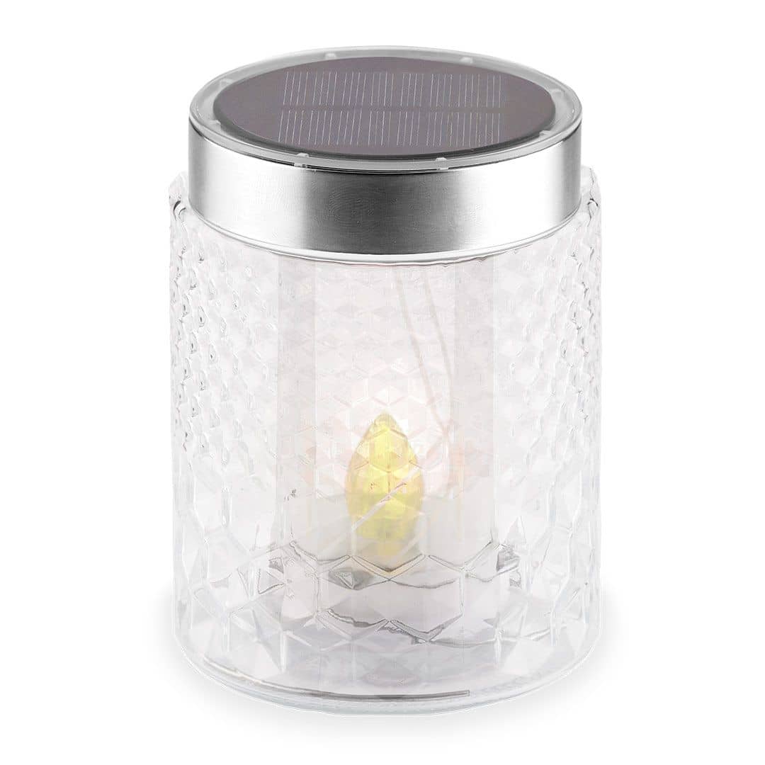 Solar-LED-Licht aus Glas GRACE, transparent