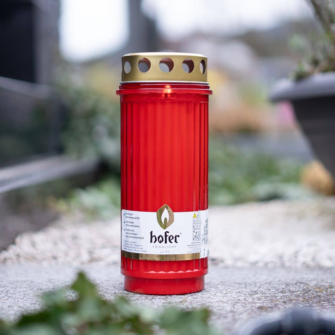 Hofer Dauerbrenner ELEGANCE, rot Friedhof