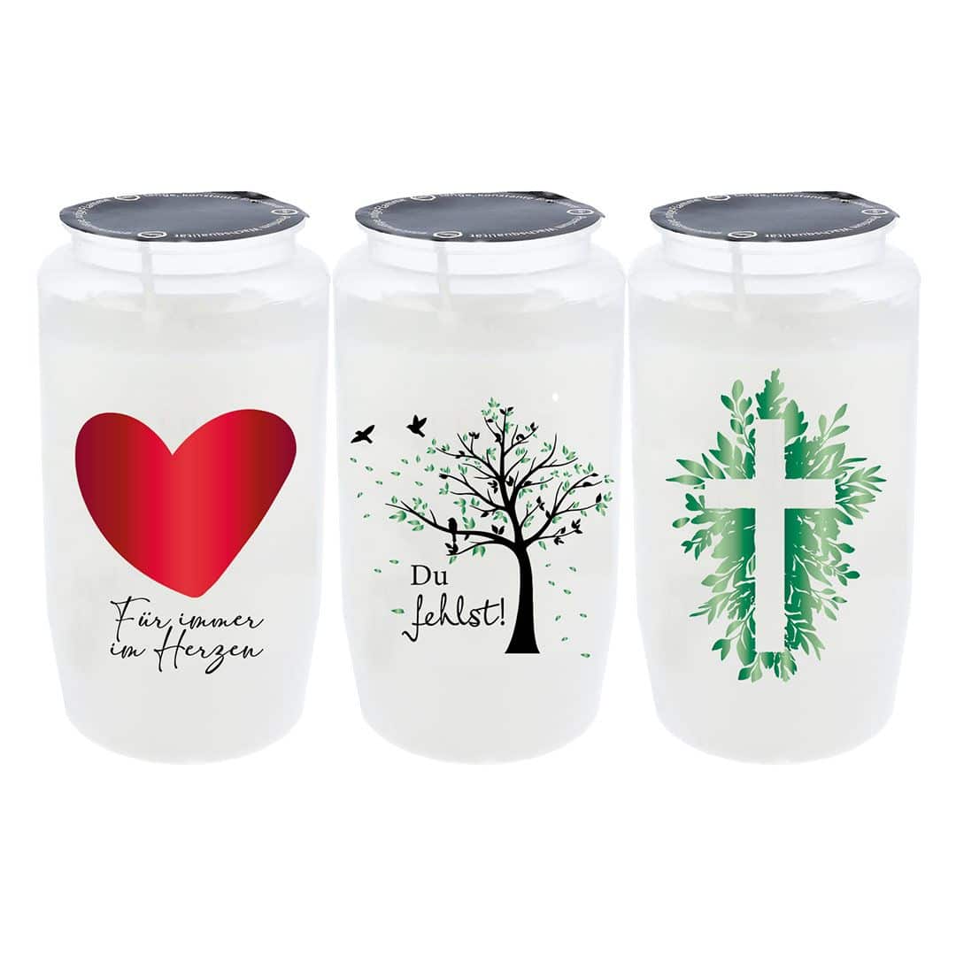 Hofer Kompositions-Öllicht klein Nr. 3 mit Motiv 3er Set