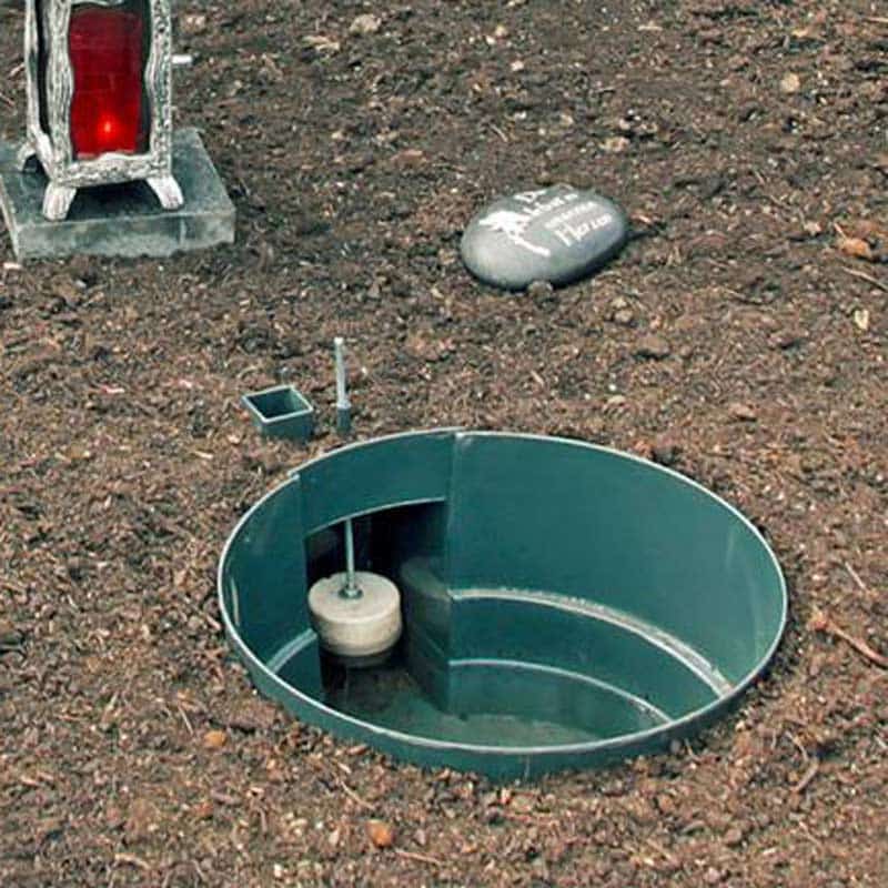 Bewässerungssystem Eingraben