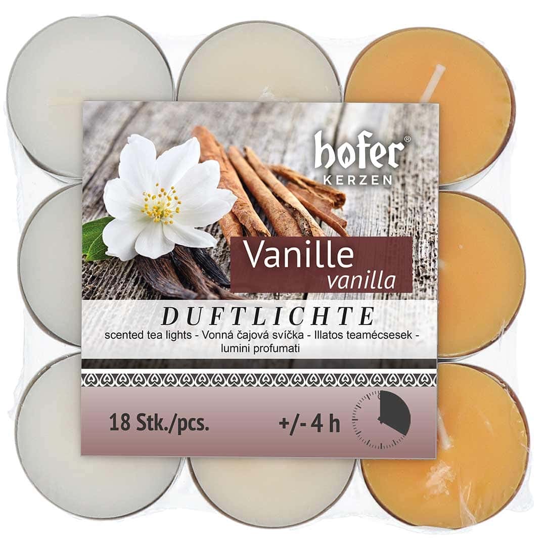 Hofer Duftlichte 18er, VANILLE