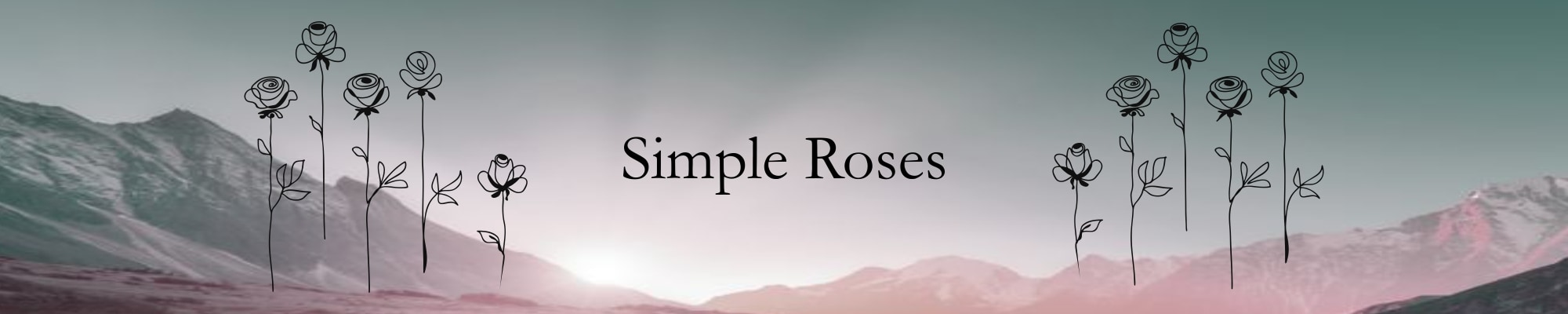 Header Simple Roses Header Simple Roses