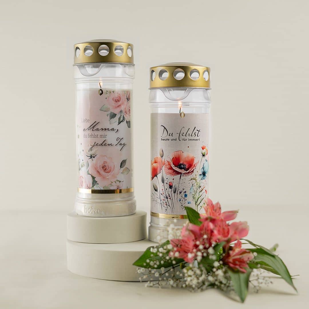 Hofer Premium 7 Tage Grabkerze, DU FEHLST Image