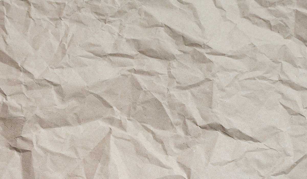 Papier zerknittertes Papier