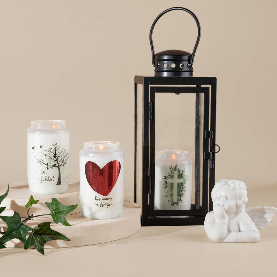 Hofer Kompositions-Öl-Licht Nr. 3 mit Motiv, 3er-Pack