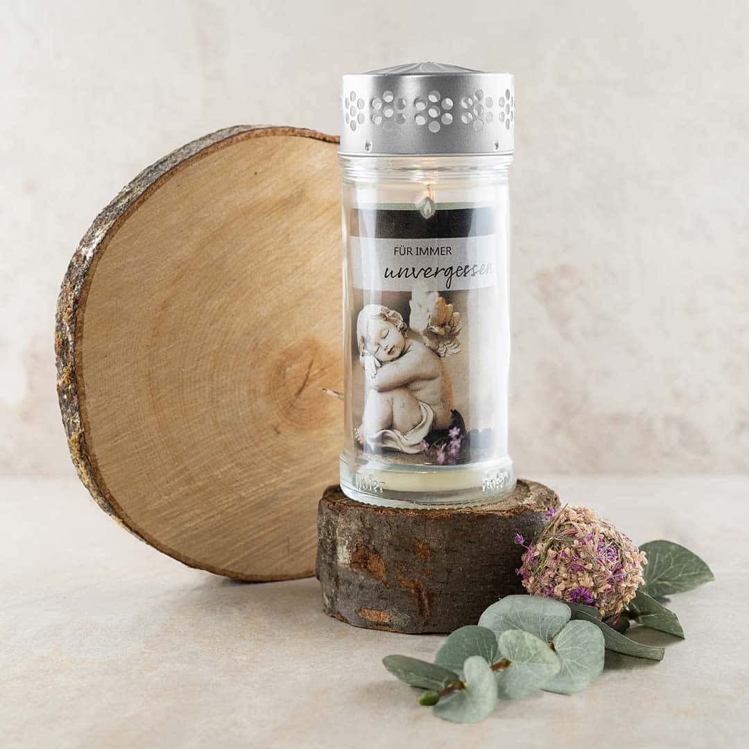 Image Hofer Natur Glaslaterne Brilliant 2er, ENGEL