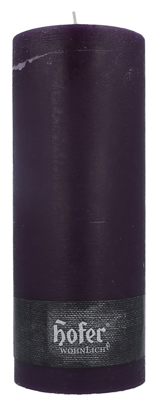 Rustikstumpen 100 x 250 mm, aubergine Rustikstumpen 100 x 250 mm, aubergine