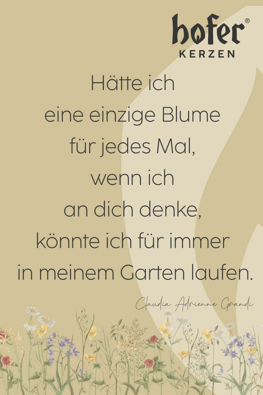 Trauerspruch Hofer Kerzen