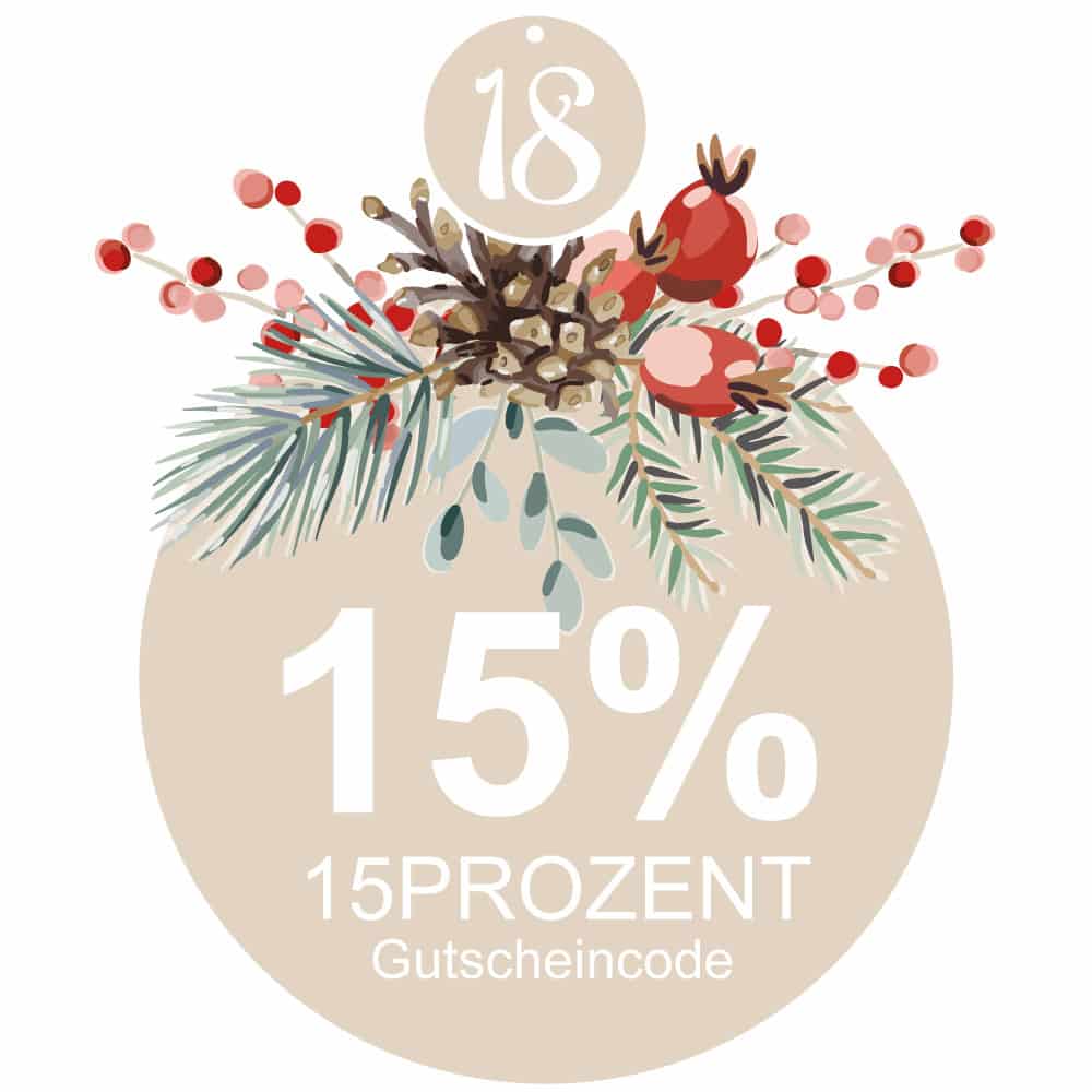 15% Gutschein mit Gutscheincode 15PROZENT