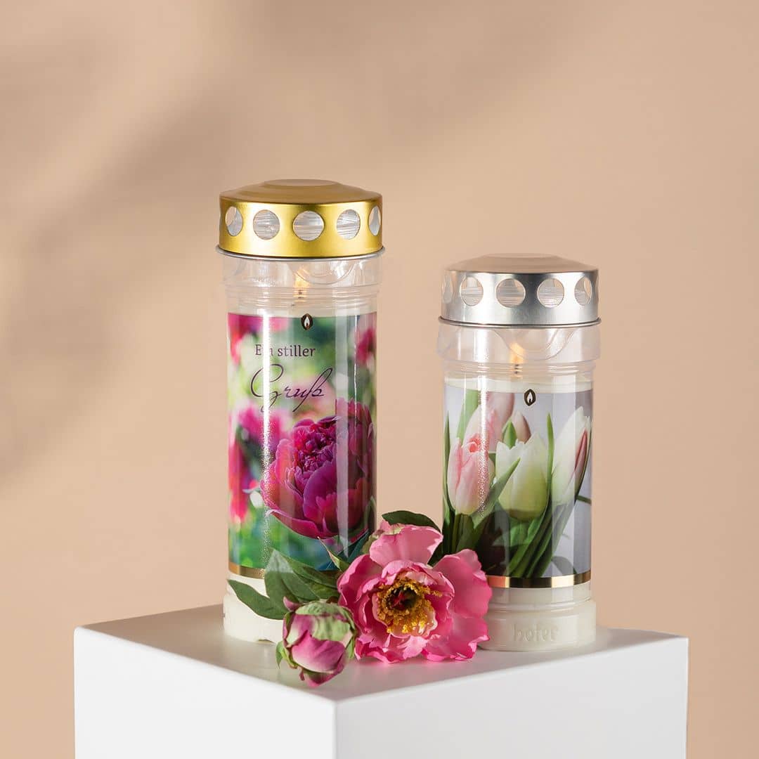 Hofer Premium 5 Tage Grabkerze, TULPE Image Hofer Premium 5 Tage Grabkerze, TULPE Image