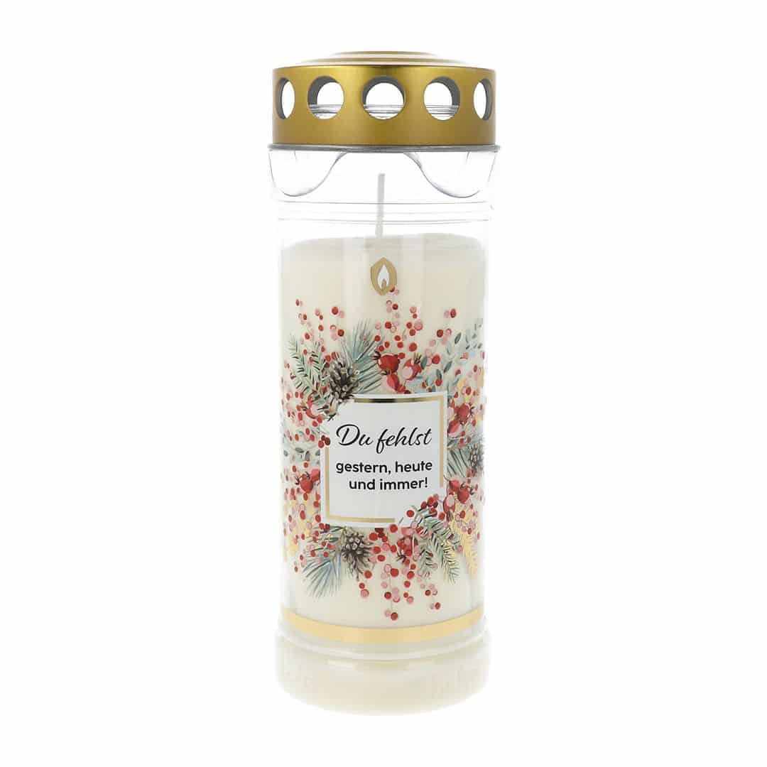 Hofer Premium 7 Tage Grabkerze, WINTERZEIT