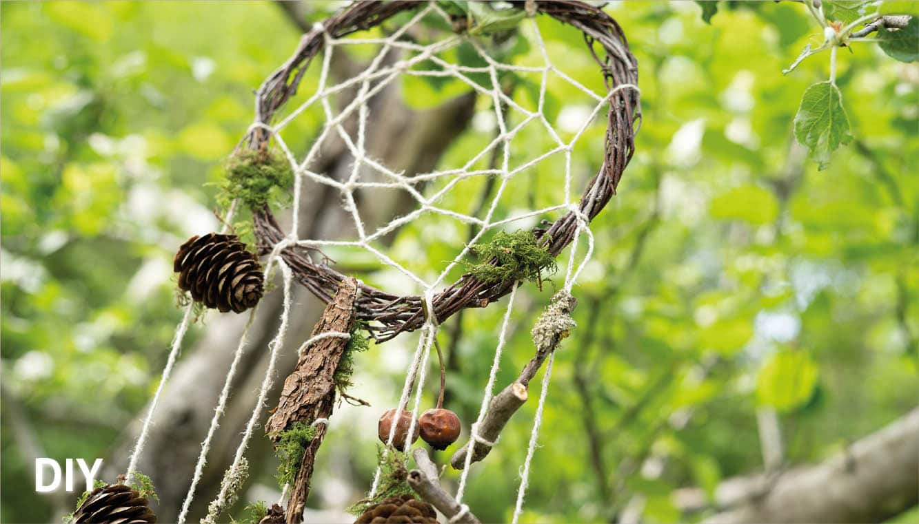 Trauerfänger aus Naturmaterialien