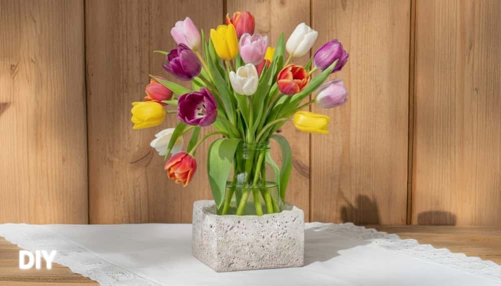 DIY Beton Vase