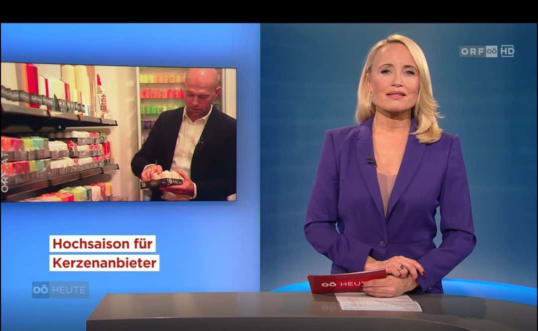 Hofer-Kerzen im ORF, OÖ Heute