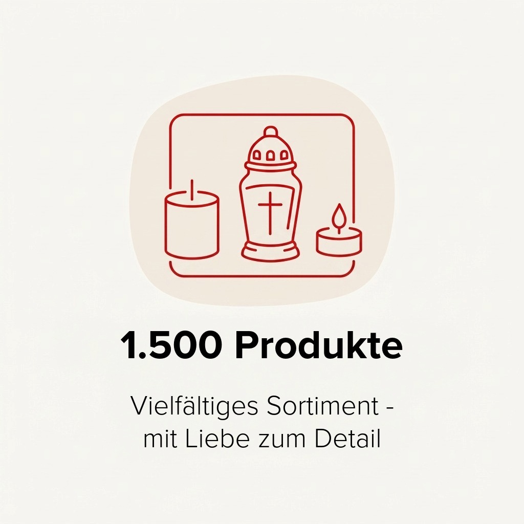 Icon mit 3 unterschiedlichen Kerzentypen