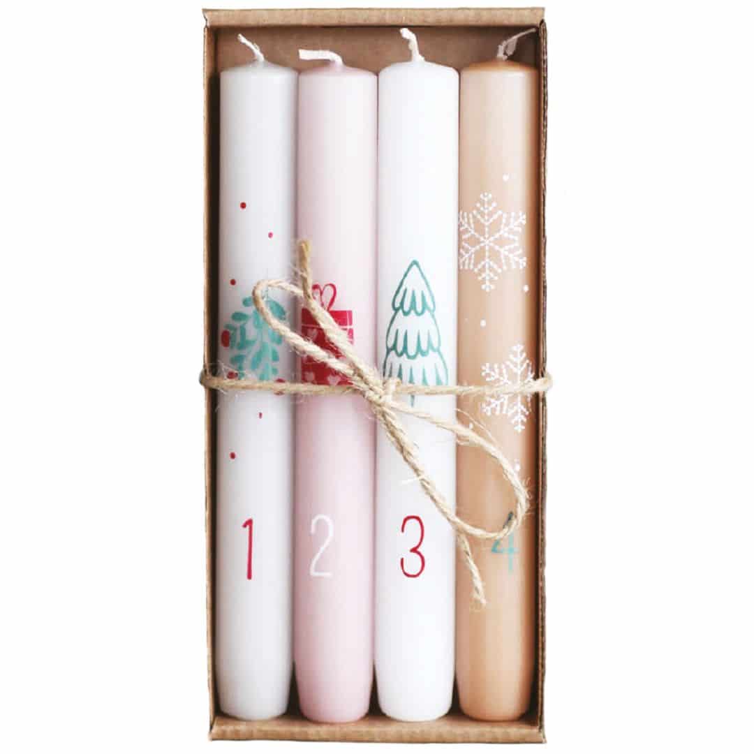 Stabkerzen-Set ADVENT