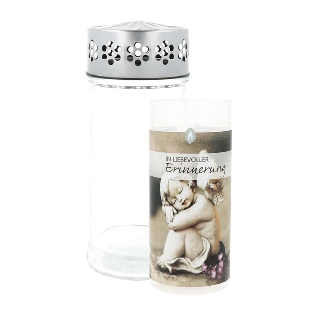 Hofer Natur Glaslaterne Brilliant, ENGEL