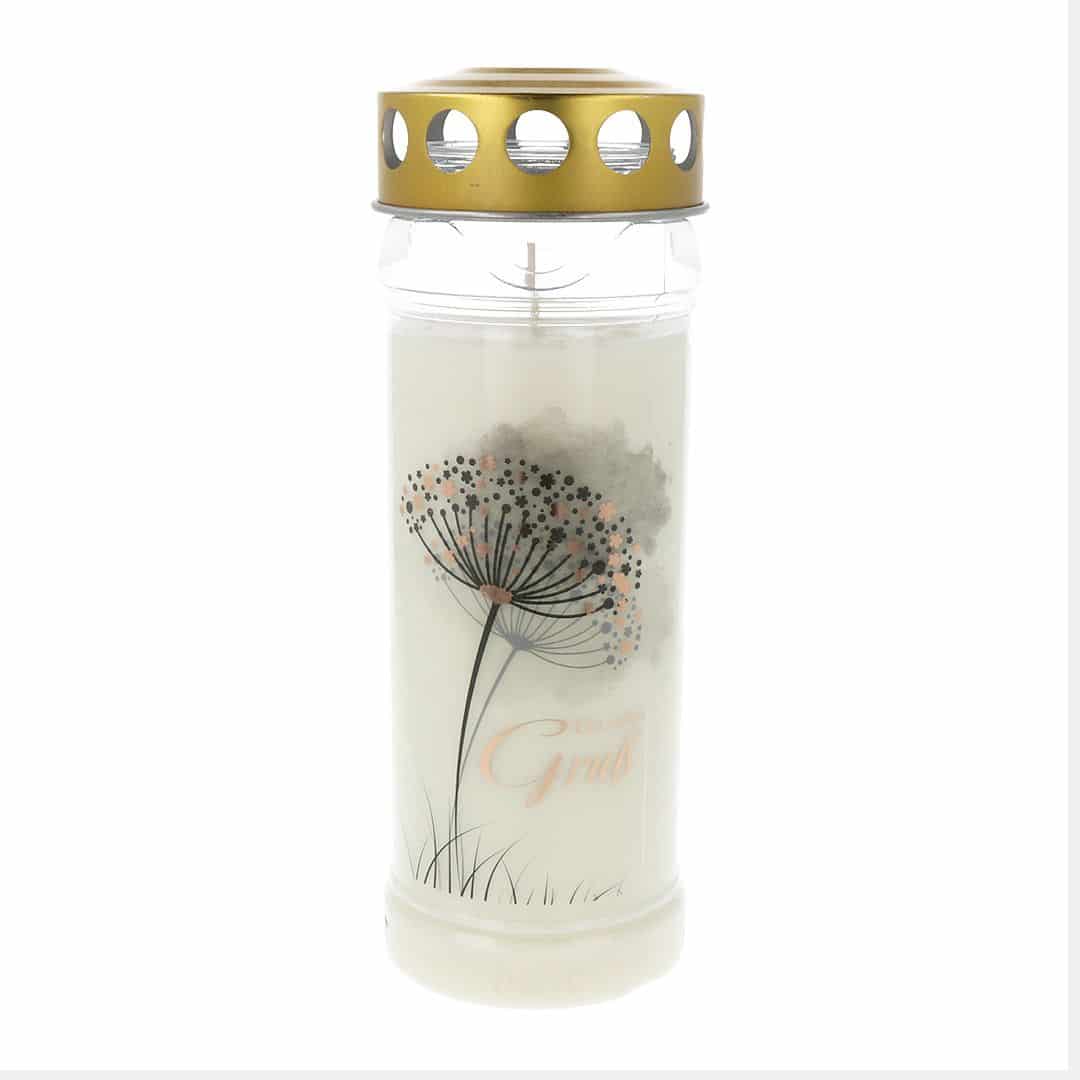 Hofer Premium Plus 7 Tage Motivlicht PUSTEBLUME gold
