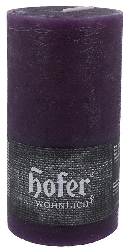 Rustikstumpen 70 x 130 mm, aubergine Rustikstumpen 70 x 130 mm, aubergine