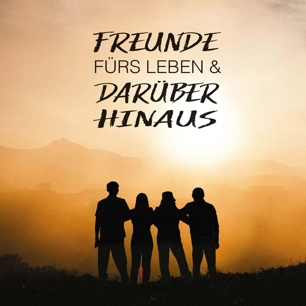 Etikett Freunden fürs Leben & darüber hinaus Etikett Freundschaft