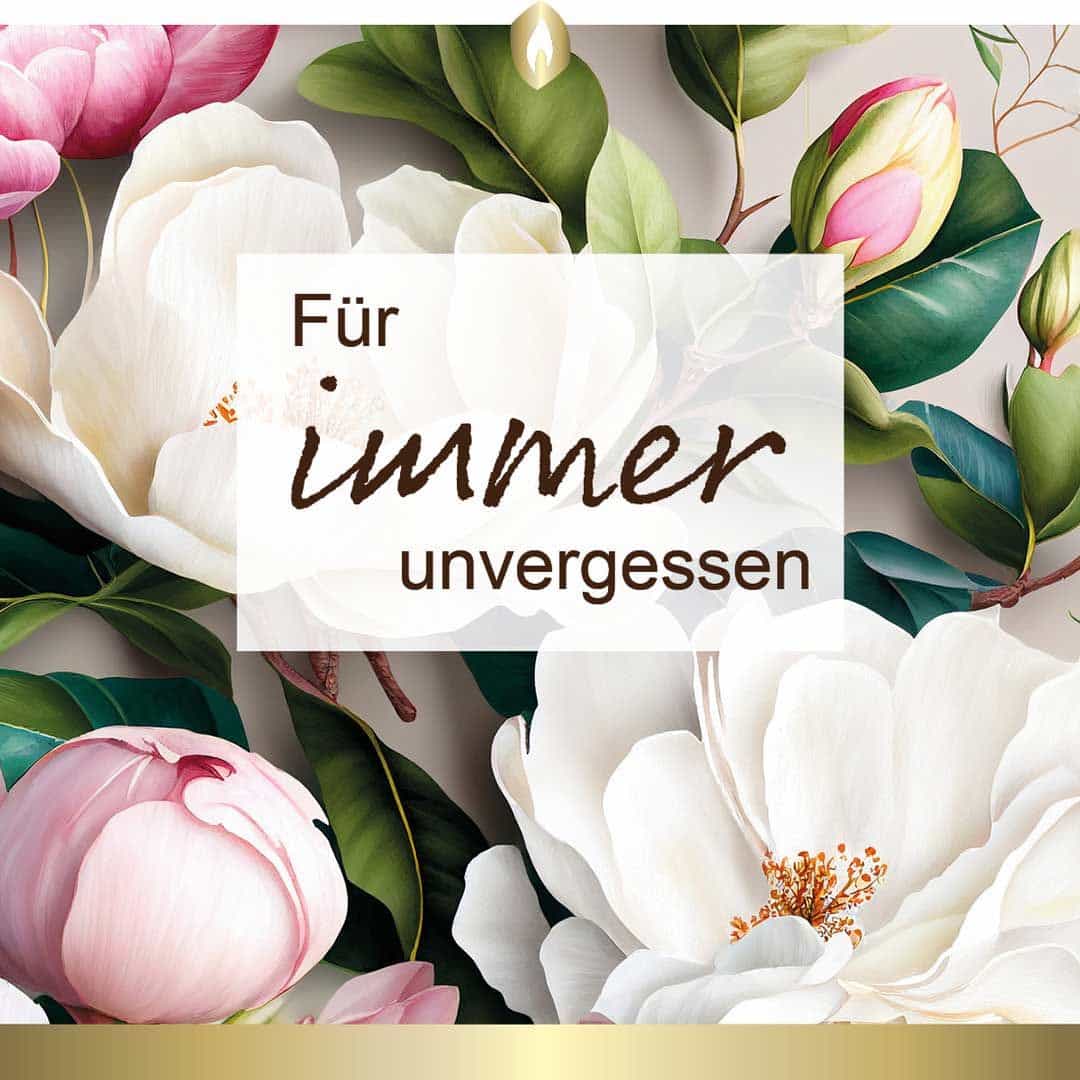Etikett Hofer Premium 5 Tage Grabkerze Trost, FÜR IMMER UNVERGESSEN