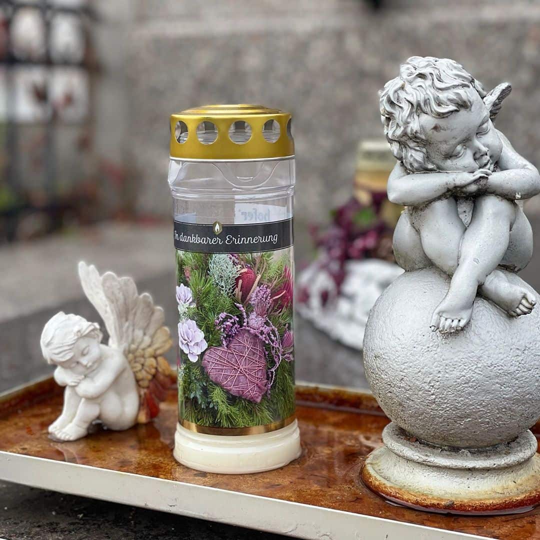 Hofer Premium 7 Tage Grabkerze, IN DANKBARER ERINNERUNG Friedhof