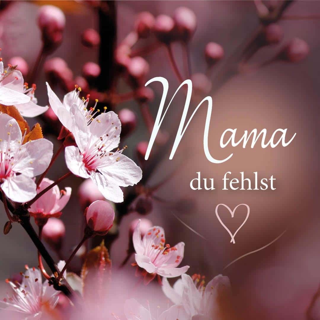 Etikett LED Grablicht "Mama" weiß