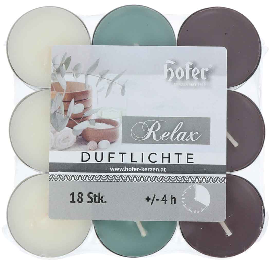 Hofer Duftlichte 18er, RELAX	