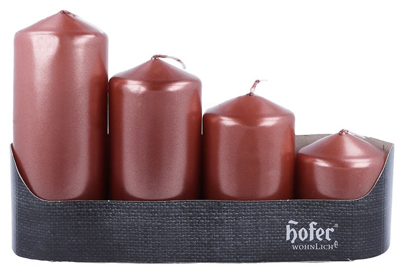 Stufenstumpen 4er, metallic rosè Stufenstumpen 4er, metallic rosè