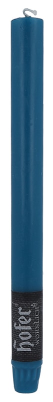 Rustik Stabkerze, aqua Rustik Stabkerze, aqua